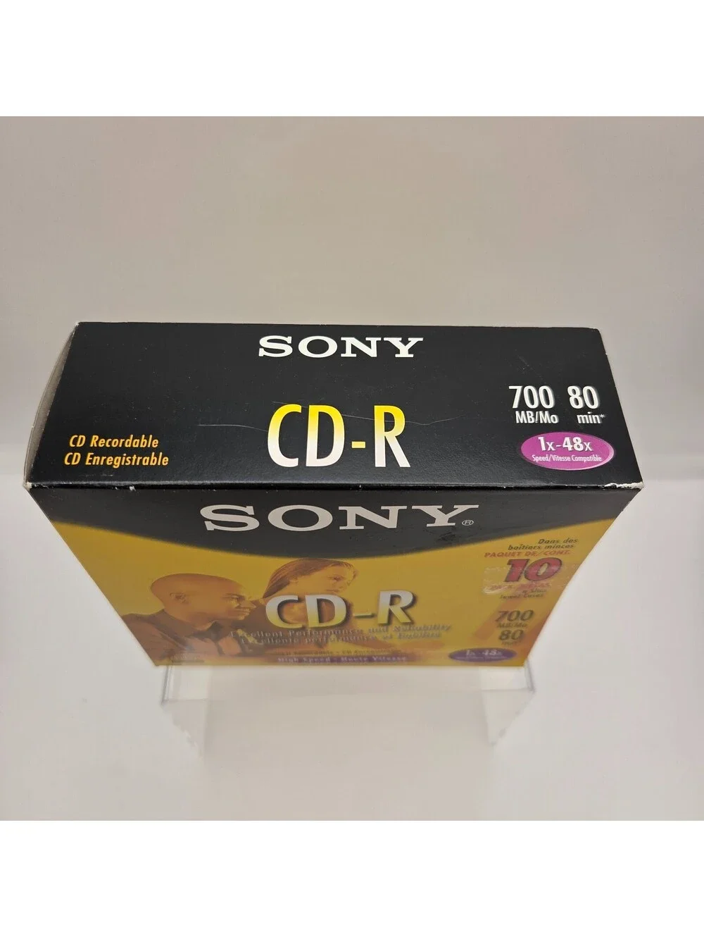 Sony CD-R 700MB 80 Min 1x-48x Blank Recordable Discs 9 Pack Slim Jewel Cases